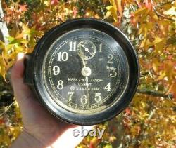 Ww2 Usn Seth Thomas U. S. Navy Ship's Mark I Boat Clock Works