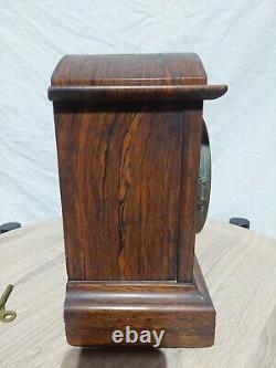 @antique Seth Thomas Adamantine Mantle Clock With Key No Weight In Back USA Made