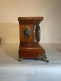 (c172) Seth Thomas Adamantine Mantel Clock Great Condition