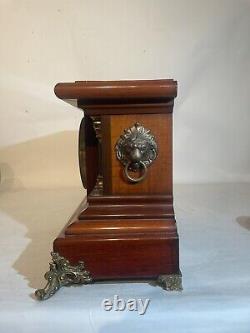 (c172) Seth Thomas Adamantine Mantel Clock Great Condition